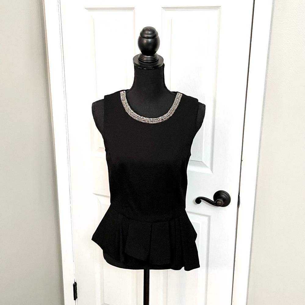 White House Black Market Beaded Top🖤